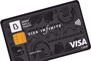 Visa Infinite card. Private Banking